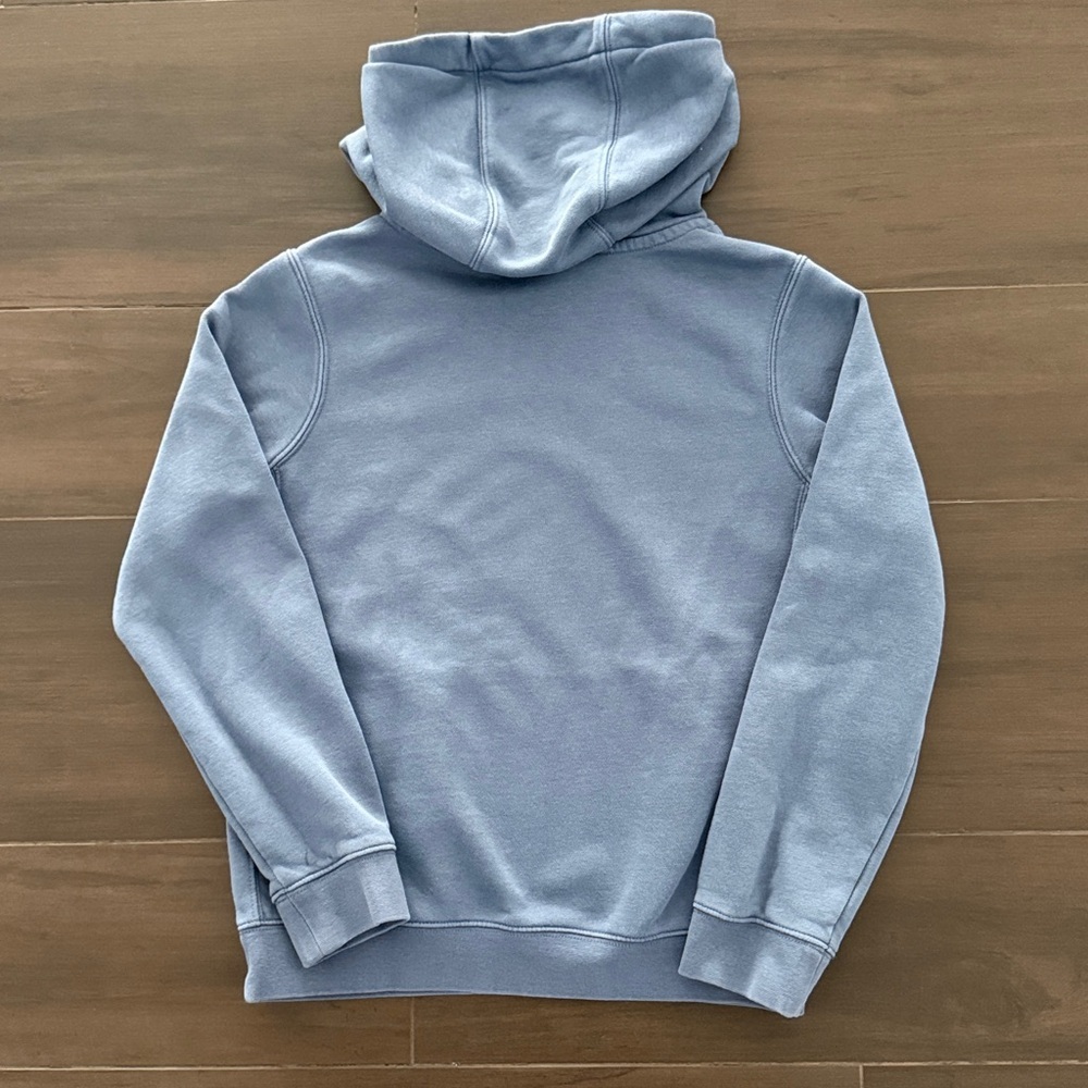 Nike Boys Blue Stacked Logo Hoodie - Picture 4 of 4
